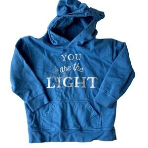 You Are the Light Candle Hoodie - Blue Silver - 4